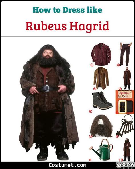 Rubeus Hagrid Costume for Halloween