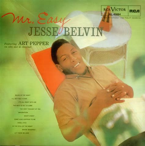 Jesse Belvin Mr. Easy Italian vinyl LP album (LP record) (545664)