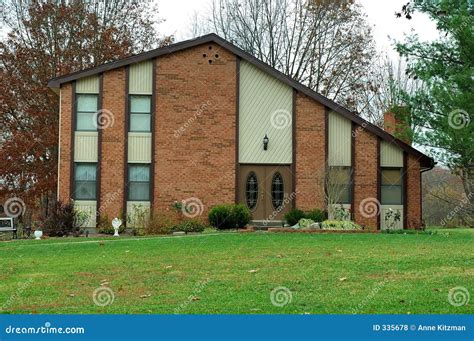 House in the Country in Autumn Stock Photo - Image of lamps, house: 335678