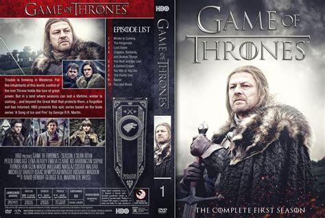 Game of Thrones - Season 1 DVD Custom Cover | Dvd cover design, Game of ...