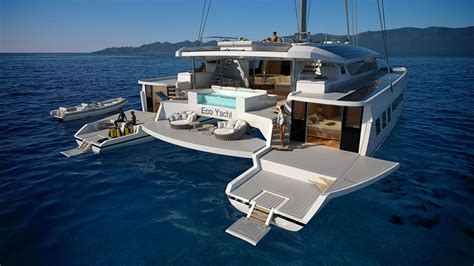 Pajot and Wider Yachts reveal 44.1m Eco Yacht sailing catamaran model