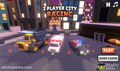 2 Player City Racing - Play Online on SilverGames 🕹️