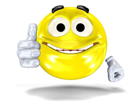 Smiley Face Showing Ok Sign Digital Art by Michal Bednarek