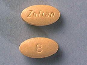 ZOFRAN 8 Pill Yellow Oval 13mm - Pill Identifier