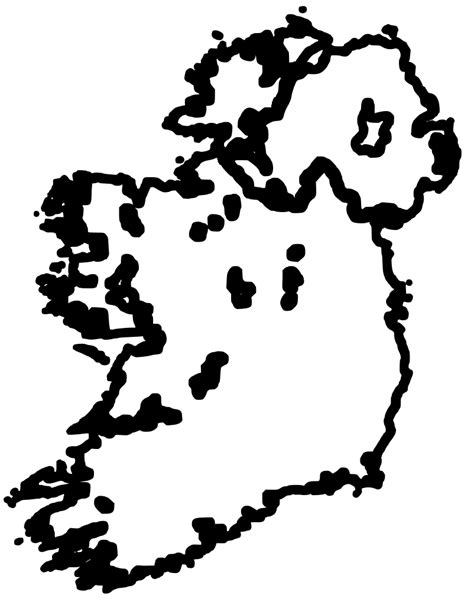 SVG > map irish travel outline - Free SVG Image & Icon. | SVG Silh