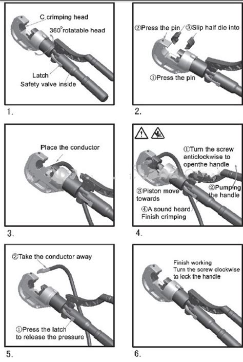 Manual Hydraulic Crimping Tools Crimping Plier