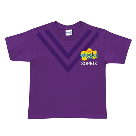 The Wiggles Uniform Purple T-Shirt - T-Shirts - Clothing | Tv's Toy Box | Toddler tshirts ...