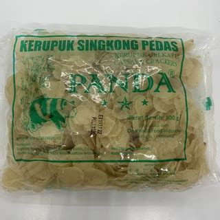 SBP PANDA Keropok Ubi Kayu Kerupuk Singkong Fried Chips Indonesia 500g ...