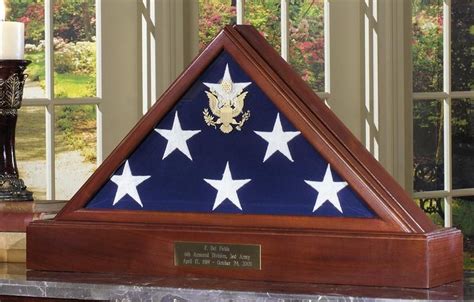 Buy Hand Crafted Memorial Flag Case , Memorial Flag Display Case, made to order from Flags ...