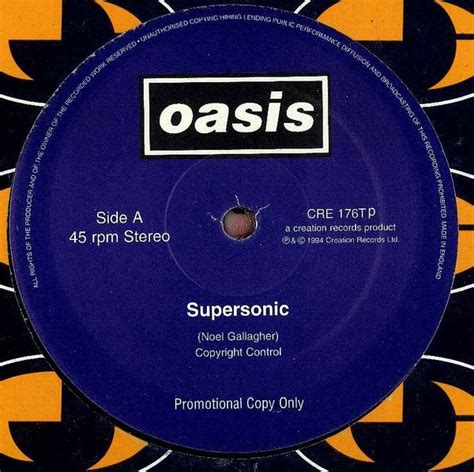 Oasis - Supersonic (1994, Vinyl) | Discogs