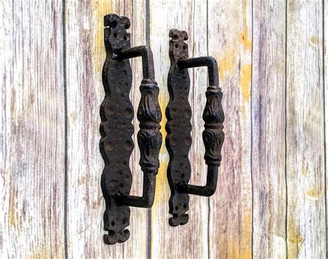 farmhouse barn door industrial drawer pulls farmhouse decor | Etsy | Barn door handles, Door ...