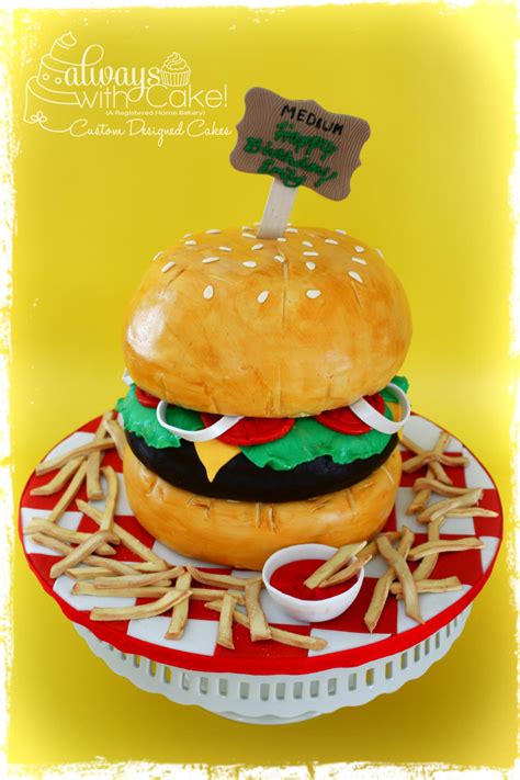 Burger & Fries - CakeCentral.com