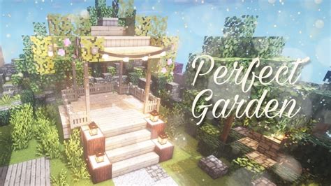 Perfect Garden in Minecraft | How to build gazebo in Minecraft - YouTube