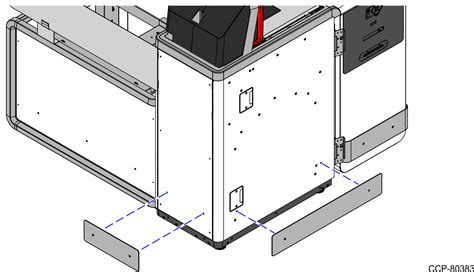 Installing Lower Bumpers on Core Cabinet