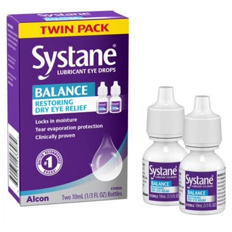 Alcon Systane® Balance Lubricant Eye Drops, 2 ct / 10 mL - Kroger