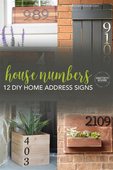 How to Make a DIY House Number Sign (in minutes!) – Craftivity Designs