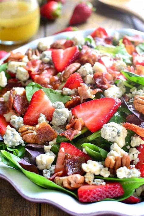 Strawberry Bacon Blue Cheese Salad | Lemon Tree Dwelling