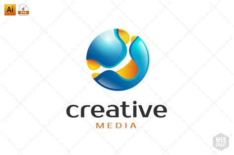 Creative Media Logo Template ~ Logo Templates on Creative Market