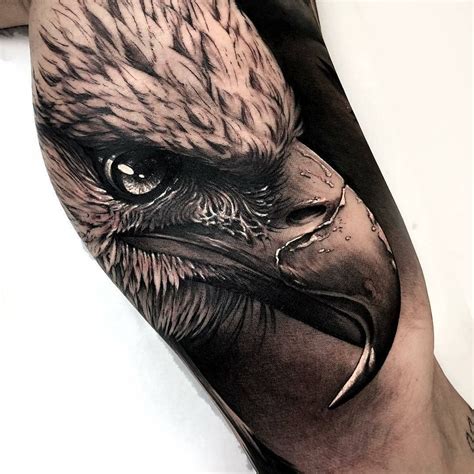 No photo description available. | Eagle head tattoo, Sleeve tattoos ...