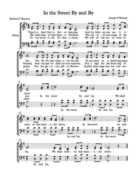 Free Printable Southern Gospel Sheet Music - Printable Templates