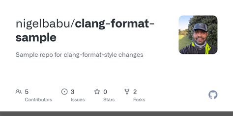 GitHub - nigelbabu/clang-format-sample: Sample repo for clang-format ...
