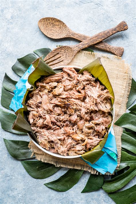 Hawaiian Style Slow Cooker Kalua Pork - Pineapple and Coconut