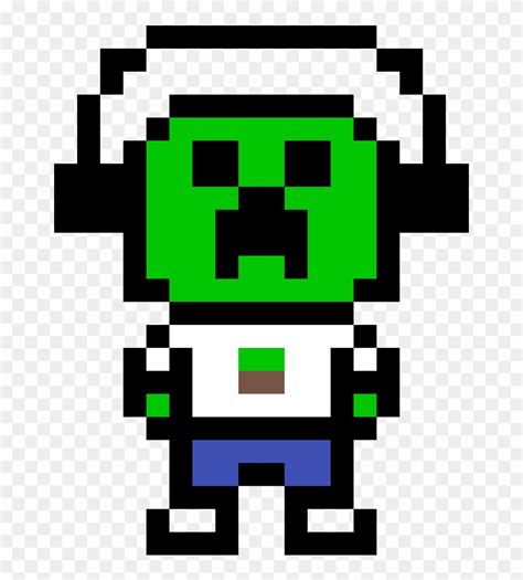 Creeper Gamer - Creeper Pixel Art, HD Png Download - 1184x1184(#2382234) - PngFind