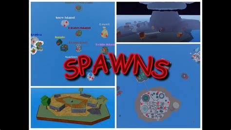 Todos los SPAWNS de frutas - BLOX FRUITS - YouTube