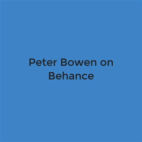 Presentations by Peter Bowen