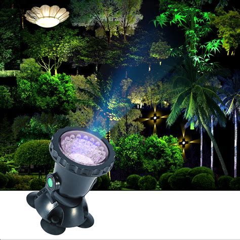 Outdoor LED Flood Light 36-LED Waterproof Security Lights Submersible ...