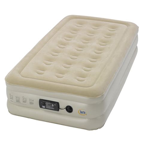 Serta Raised Twin Air Bed Mattress with Built-In Insta III Air Pump | ST840014 - Walmart.com ...