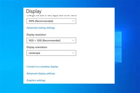 Fix: No Advanced Display Settings in Windows 10