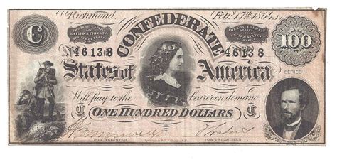 CONFEDERATE STATES OF AMERICA $100 BILL VF CS-65 | #1793423876