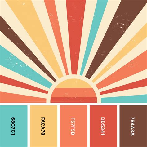 31 Retro Color Palettes for Throwback Designs - Color Meanings