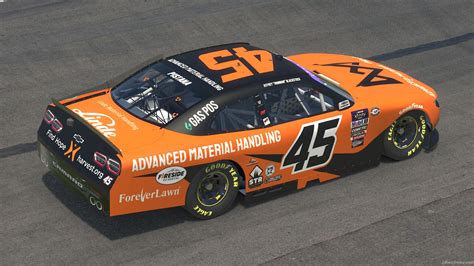 2023 Jeffrey Earnhardt #45 Advanced Material Handling by Ryan Pistana - Trading Paints