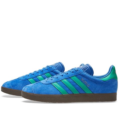 Adidas Gazelle 'Bern' Blue & Core Green | END. (KR)