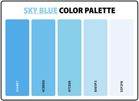 Sky Blue Color Codes The Hex Rgb And Cmyk Values That - vrogue.co