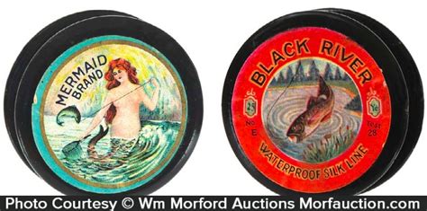 Mermaid Fishing Line • Antique Advertising