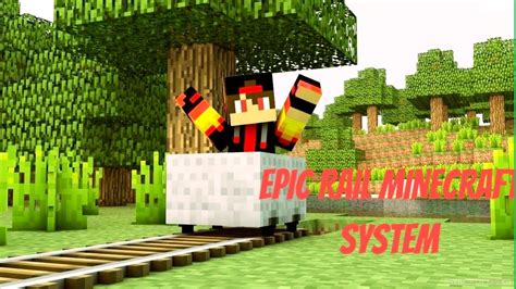 EPIC MINECRAFT RAIL SYSTEM - YouTube