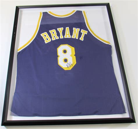 Lot Detail - Kobe Bryant Signed Framed Jersey