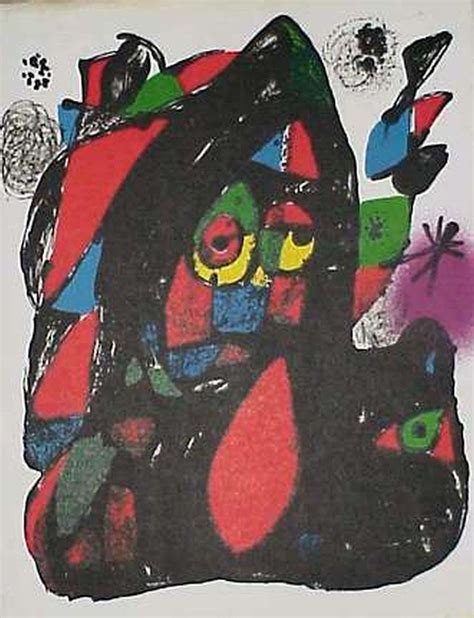 Lot - Joan Miro "lithographs IV" 22 x 25