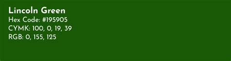 Lincoln Green Color, Codes and Facts – HTML Color Codes, lincoln green - mi-pro.co.uk