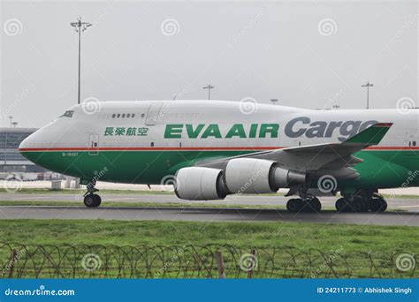 Eva Air Cargo editorial stock photo. Image of engines - 24211773