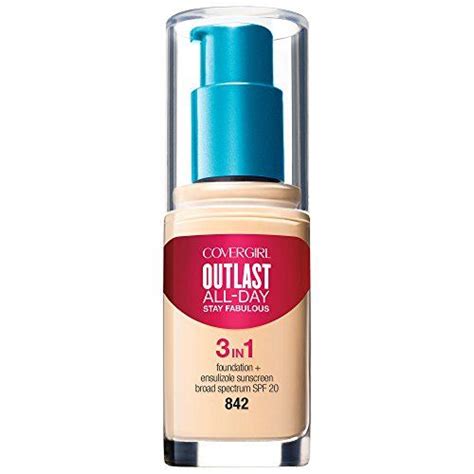 COVERGIRL Outlast All-Day Stay Fabulous 3-in-1 Foundation Medium Beige, 1 oz | Covergirl outlast ...