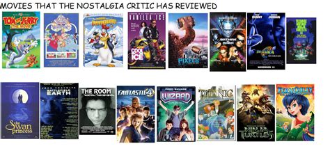 Movies that the Nostalgia Critic reviewed by Gojirafan1994 on DeviantArt