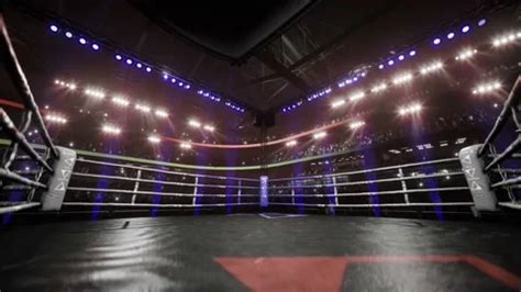 empty boxing arena 4k video with crowd a... | Stock Video | Pond5