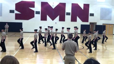 Shawnee Mission North NJROTC Unarmed Ex 2012 - YouTube