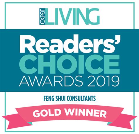 Gold Award! Expat Living Readers’ Choice Awards 2019 — Feng Shui Focus