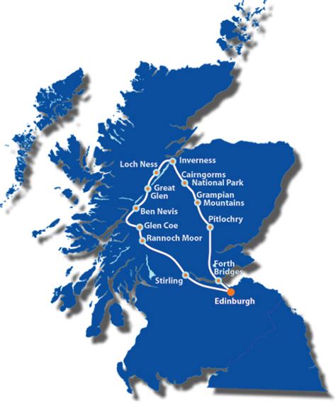 Loch Ness Scotland Map - Ailina Laurette