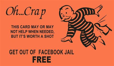 Get Out Of Jail Free Card Template